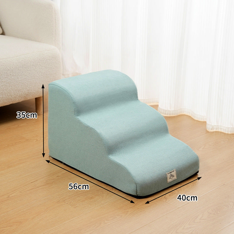 Detachable and washable small anti-slip climbing ladder for pets