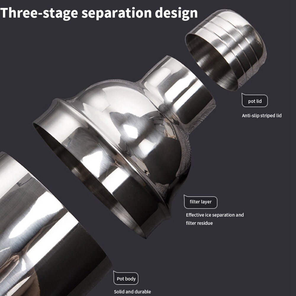 Stainless Steel Bartender Set, Shaker Set,