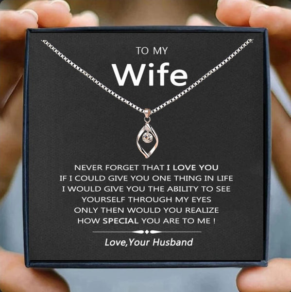 A Heartfelt Promise: The Clavicle Pendant with Loving Note